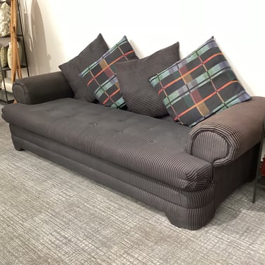 Tufted Black Sofa