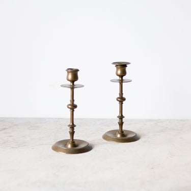 Pair of Vintage Brass Candlesticks