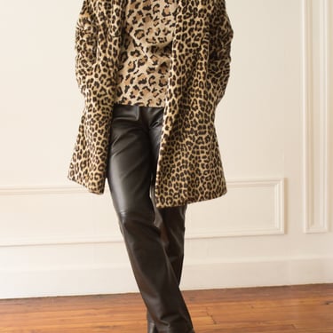 1960s Leopard Swing Coat 