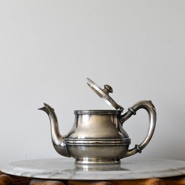 Vintage U.S. Senate Silver Soldered Teapot 
