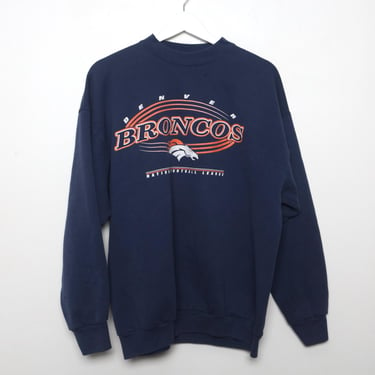 vintage y2k DENVER BRONCOS 2000s nfl football SWEATSHIRT -- size xl -- Free shipping in the U.S.A 