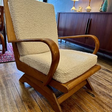 &#8221;RARE Maple Platform Rocker by Heywood Wakefield &#8211; Champagne finish