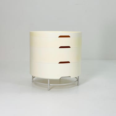 IKEA Modern storage white side tables PS model by T. Richards, C. Brill and A. Williams Ikea Sweden 