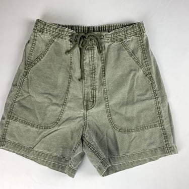 Vintage 80s Green High-Waisted Shorts 28-32” Waist New With Tag 