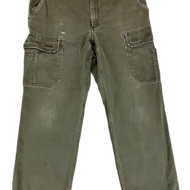 Duluth Green Heavy Cotton Canvas Utility Pants 40x32