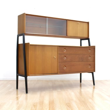 Mid Century Hutch Credenza by Nathan Furniture 