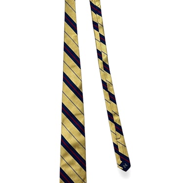 Vintage POLO RALPH LAUREN Necktie ~ Repp Stripe ~ Preppy ~ Ivy Style ~ Trad ~ Tie 