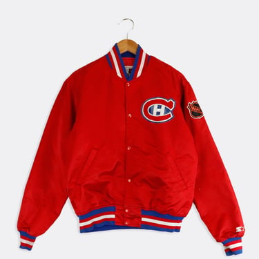 Vintage Starter NHL Montreal Canadiens Bomber Jacket Sz L