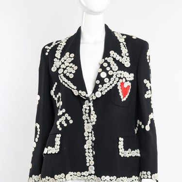 Mother of Pearl Button Blazer