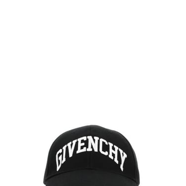 Givenchy Man Black Cotton Blend Baseball Cap