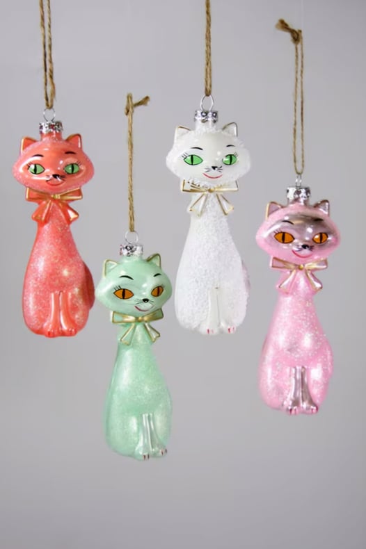 50s Style Cat Ornament