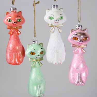 50s Style Cat Ornament