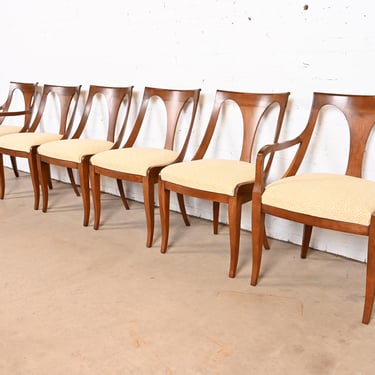 Kindel Furniture Regency Cherry Wood Dining Chairs, Set of Six