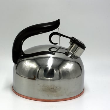 Vintage Chrome Tea Kettle by Revere Ware