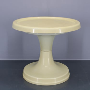 1970s Italian Plastic Side Table / Vintage Coffee Table / Plastic Table / 