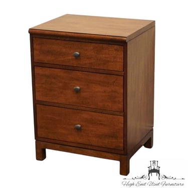 ETHAN ALLEN Tango Home Office Collection Contemporary Modern Three Drawer Nightstand 38-9622 - 508 Finish 