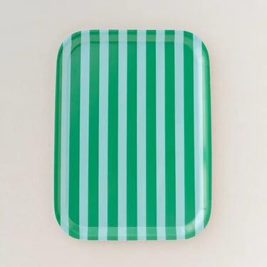 Striped Serving Tray Platter