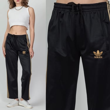 Adidas black and gold sweatpants sale