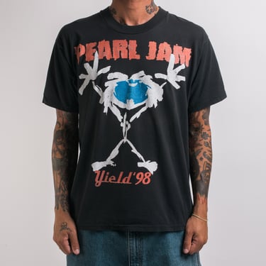 Vintage 1998 Pearl Jam Yield Tour T-Shirt 