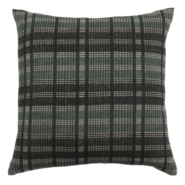 Plaid Graphite 20&quot; x 20&quot; Pillow Solid Linen (Copy)
