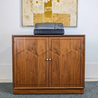 Drexel Declaration Record Player & Vinyl Storage Cabinet by Kipp Stewart