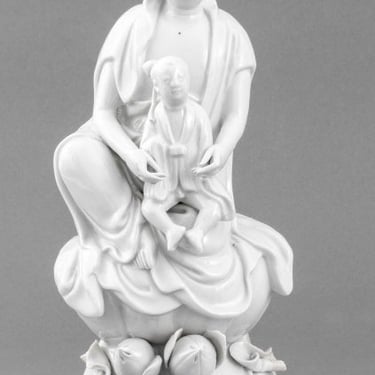 Chinese Blanc de Chine Porcelain Guanyin