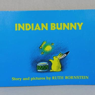 Indian Bunny (1973) by Ruth Bornstein - Vintage Scholastic Children's Paperback Book 