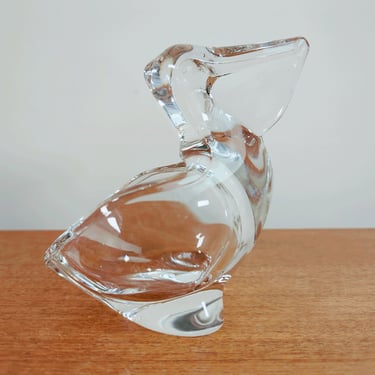 Vintage Sasaki Glass Crystal | Open Nut Bowl Votive | Pelican 