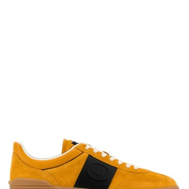 Valentino Garavani Men Light Orange Suede Upvillage Sneakers