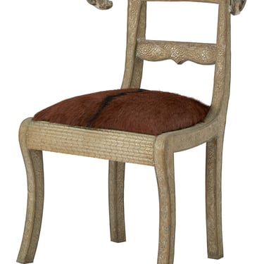 Vintage Rams Head Chair