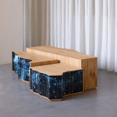 Made In Situ by Noé Duchaufour-Lawrance Memory Islands Coffee Tables (Set of 3)