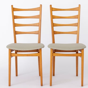 Set of 2 Vintage Dining Chairs - 1960s German Design 