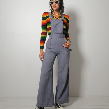 1970's Hickory Stripe Overall Jumpsuit