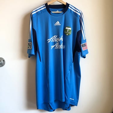2010 adidas Portland Timbers Blue Authentic Goalkeeper Jersey