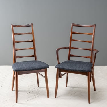 Set of 8 Hornslet Rosewood Dining Chairs