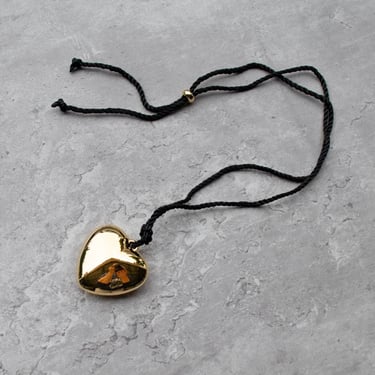 Chunky Metal Heart Necklace