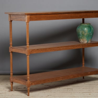 Mid 19th Century Teak Etagere with 3 Shelves from Java