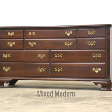 Ethan Allen Georginian Court Cherry Dresser 