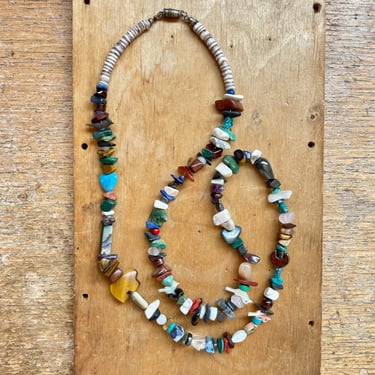 Vintage Fetish Necklace Stone Jewelry Southwestern Gifts 