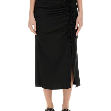 Ganni Women Longuette Skirt