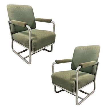 Aluminum Pullman Passenger Train Railroad Lounge Chair By Emeco, Pair 