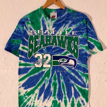 Vintage 1999 Seattle Seahawks Tie-dye T Shirt Size M