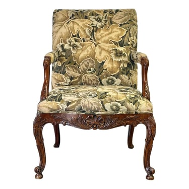 Vintage John Widdicomb Exquisitely Carved Fauteuil Accent Chair 