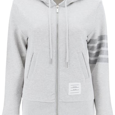 Thom Browne 4-Bar Hoodie With Zipper And Women