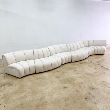 Channel-back Serpentine Sectional Sofa *MESSAGE US for shipping quote* 