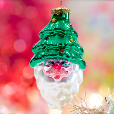 VINTAGE: Christmas Tree Hat Glass Ornament - Thomas Pacconi Classics Museum Series - Collection - Replacement - SKU 28 29-B-00033719 