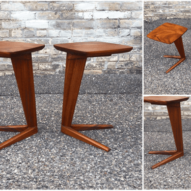 Made In Minnesota Cantilever Accent Tables 