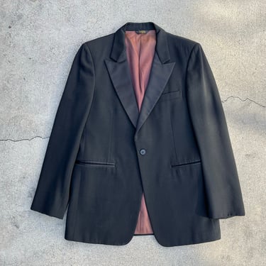 Vintage 60s Stephen St Clair Black Tuxedo Jacket Size 39R 