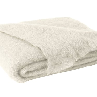 Lands Downunder | Mohair Throw Cream