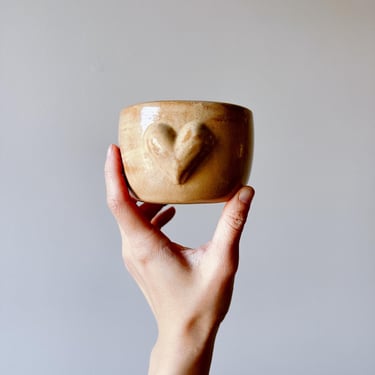 SAMPLE SALE // Puffy Heart Ceramic Tumbler 